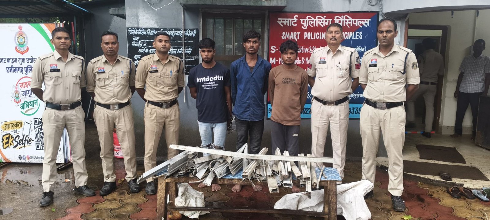 मिनीमाता कन्या महाविद्यालय में चोरी के दो मामलों का खुलासा