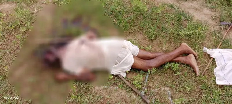 जमीन बंटवारे के विवाद में 85 वर्षीय बुजुर्ग की हत्या, भतीजे पर टांगिया से हमला करने का आरोप